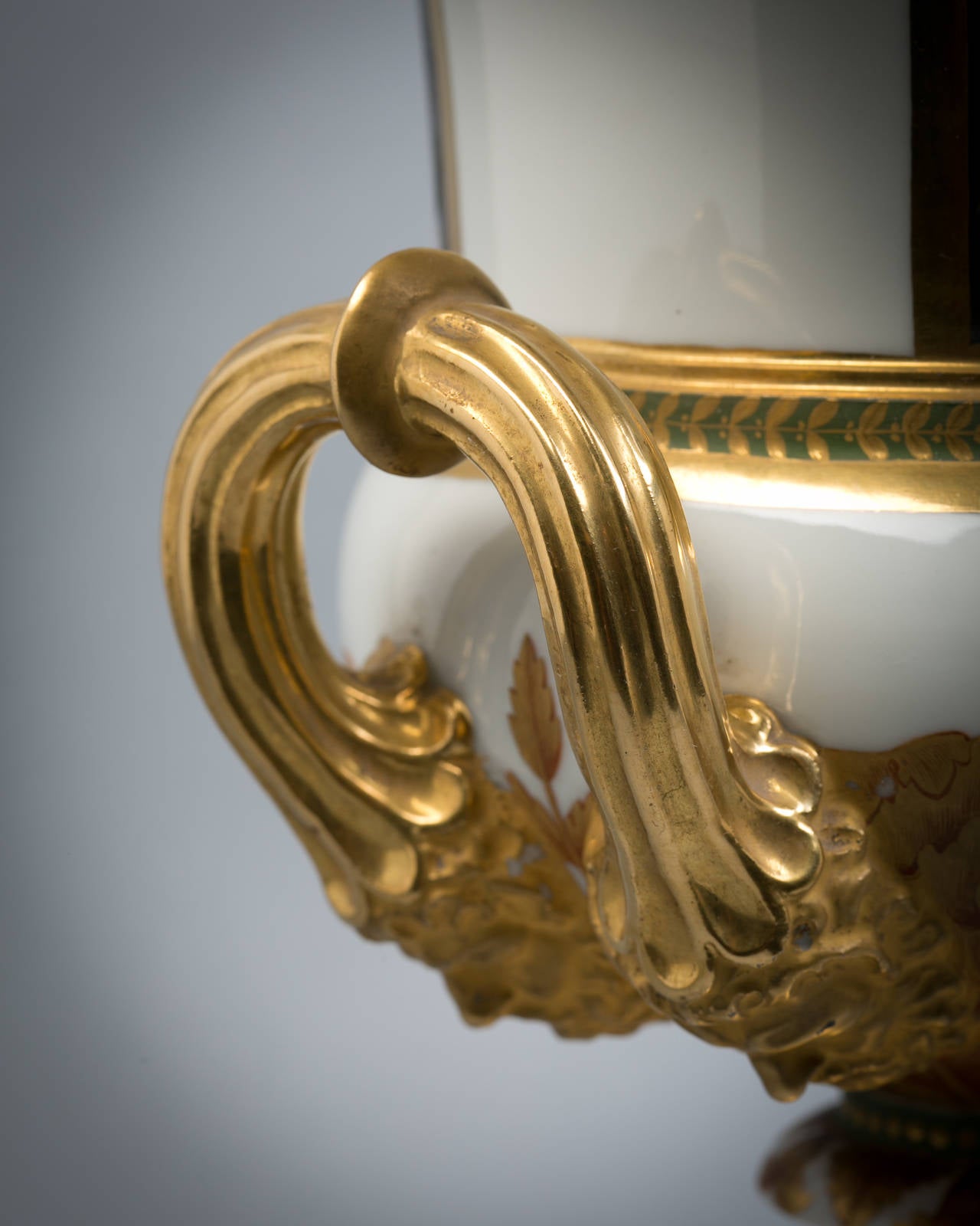 Vaso in porcellana italiana, Doccia, 1810 circa.