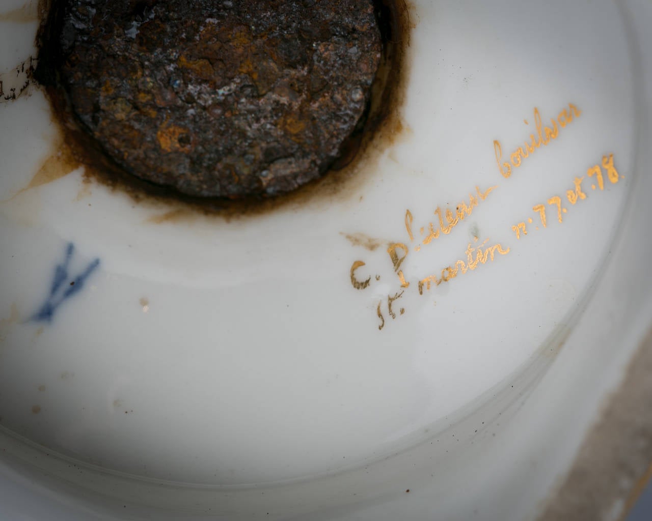 Porcellana Vaso di porcellana francese, Locre, 1815 circa in vendita