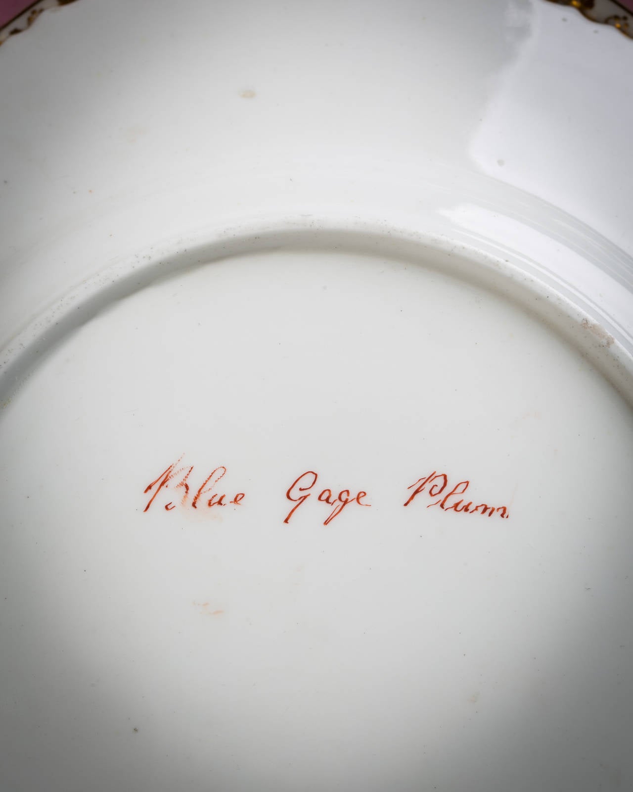 English Porcelain Fruit Service, Chamberlain Worcester, circa 1820 For Sale 1