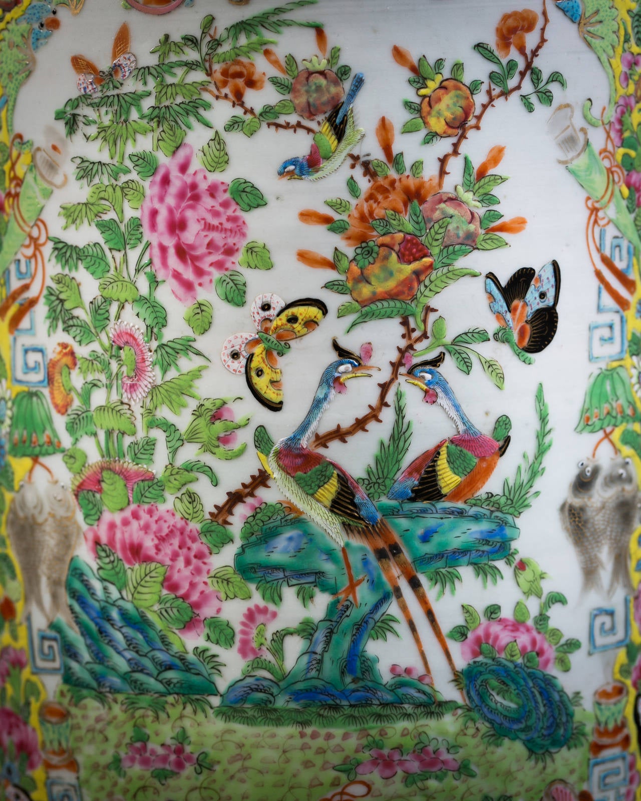 Late 19th Century Chinese Porcelain Umbrella Stand, circa 1875