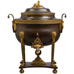 Patinated and Bronze Tea Urn, circa 1825 8