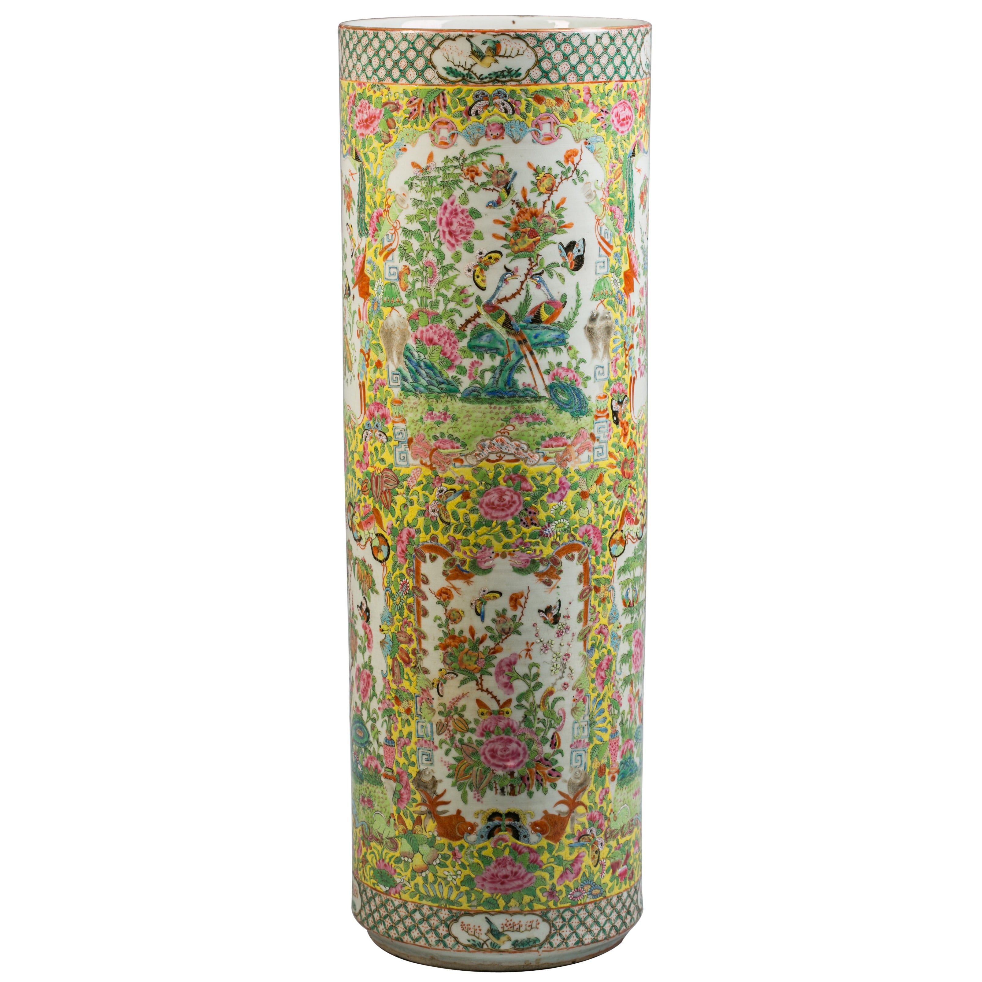 Chinese Porcelain Umbrella Stand, circa 1875