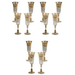 Set of 12 French Goblets, circa 1880