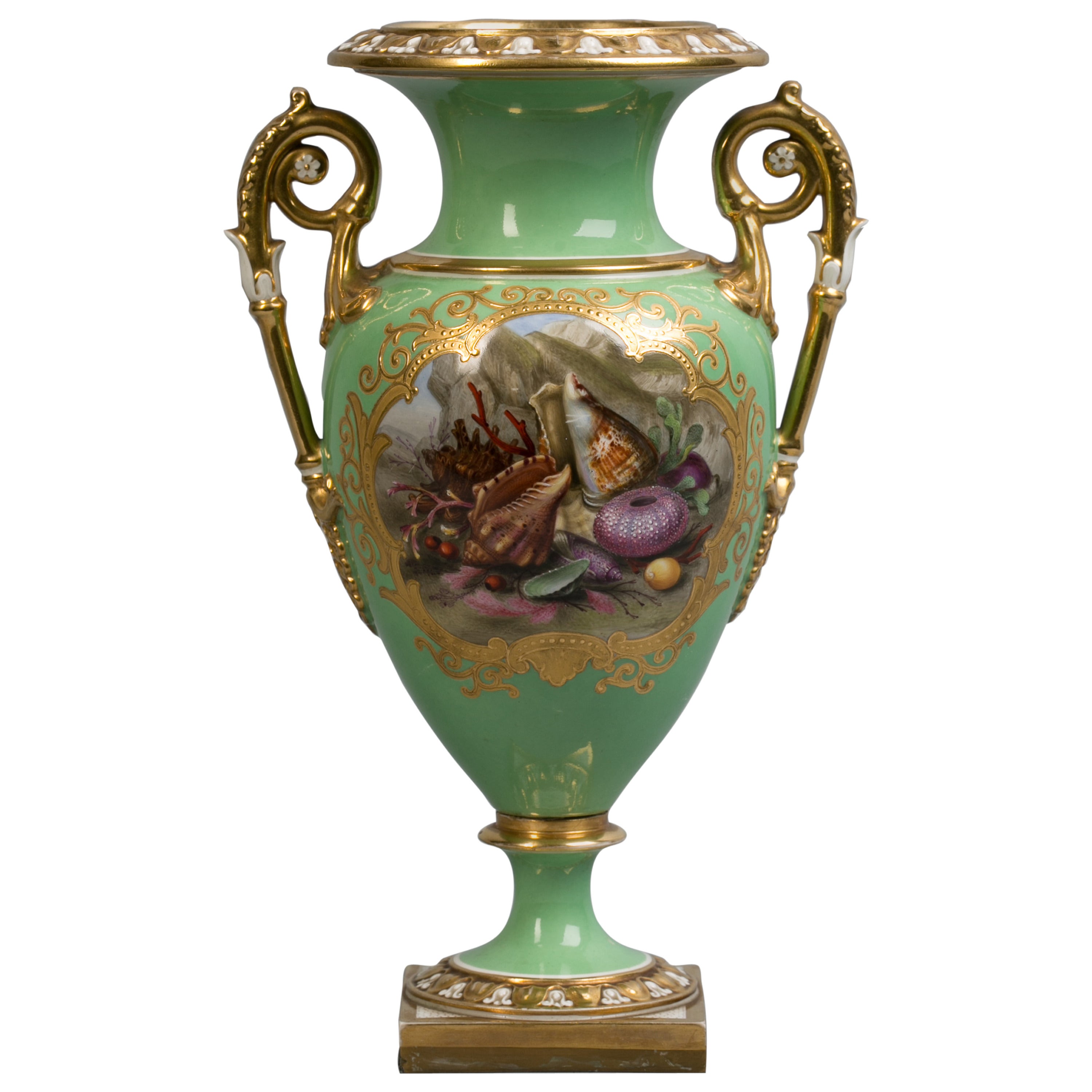 English Porcelain Vase, Flight, Barr & Barr, circa 1820 For Sale