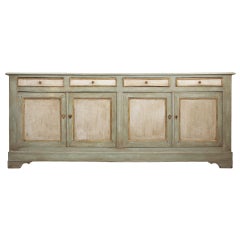 Antique French 19th Century Solid Oak Buffet