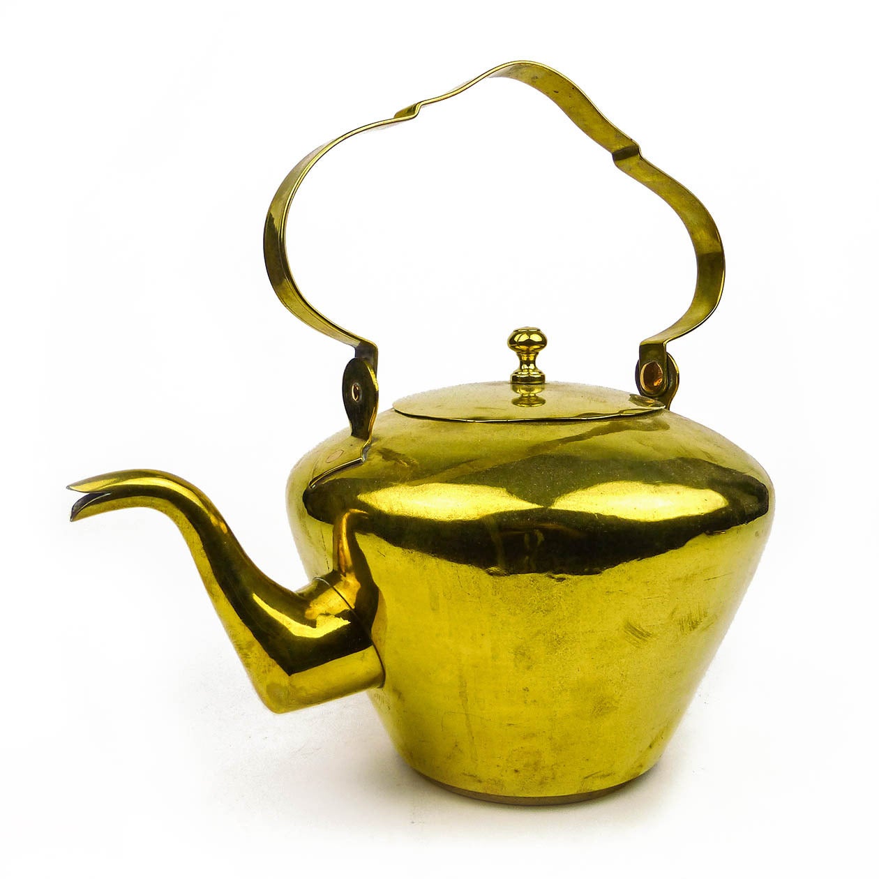 Dutch Brass Tea Kettle, circa 1800