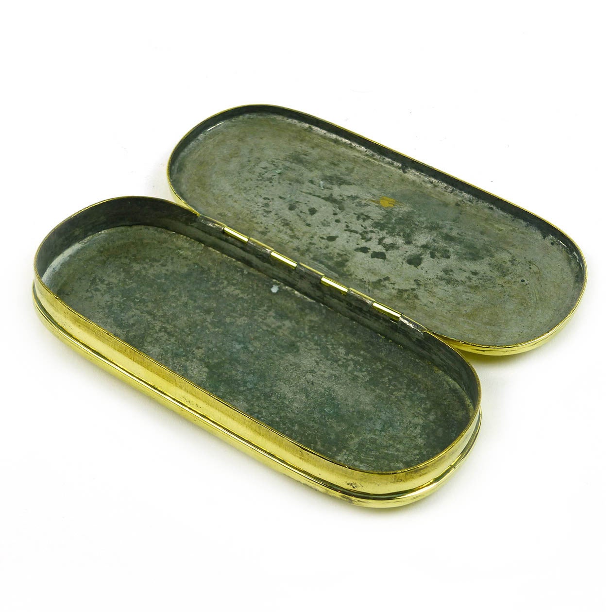 Swedish Brass Tobacco Box, circa 1787 1