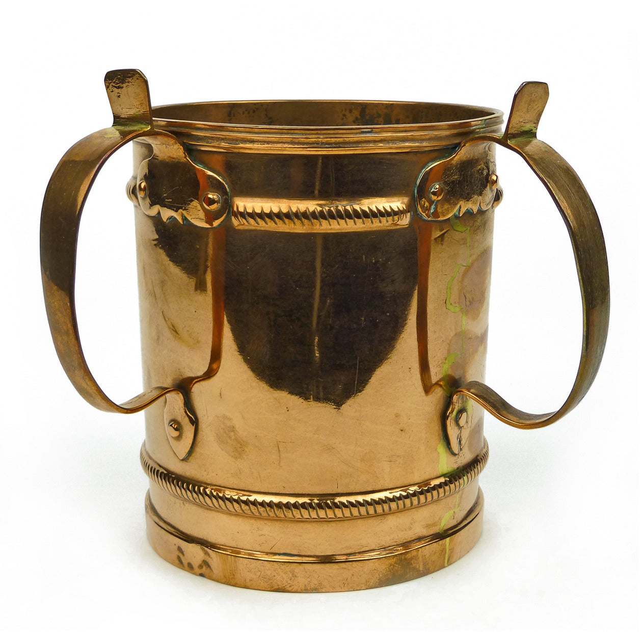 Baltic Russian Two-Handled Copper Wash Cup, circa 1850 For Sale
