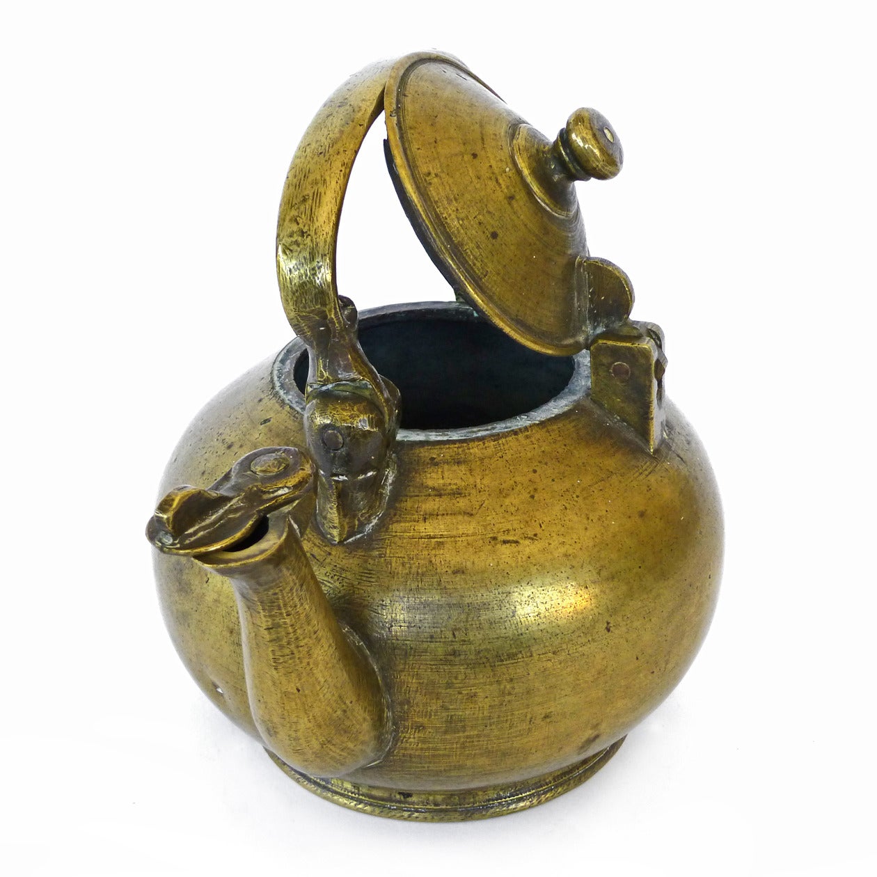 Early 19th Century Chinese Bronze Cast Water Kettle, circa 1820