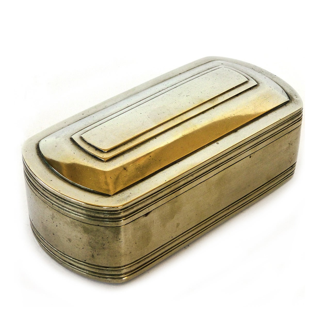 Indonesian Paktong Tobacco Box, Dutch Colonial Indonesia, circa 1750