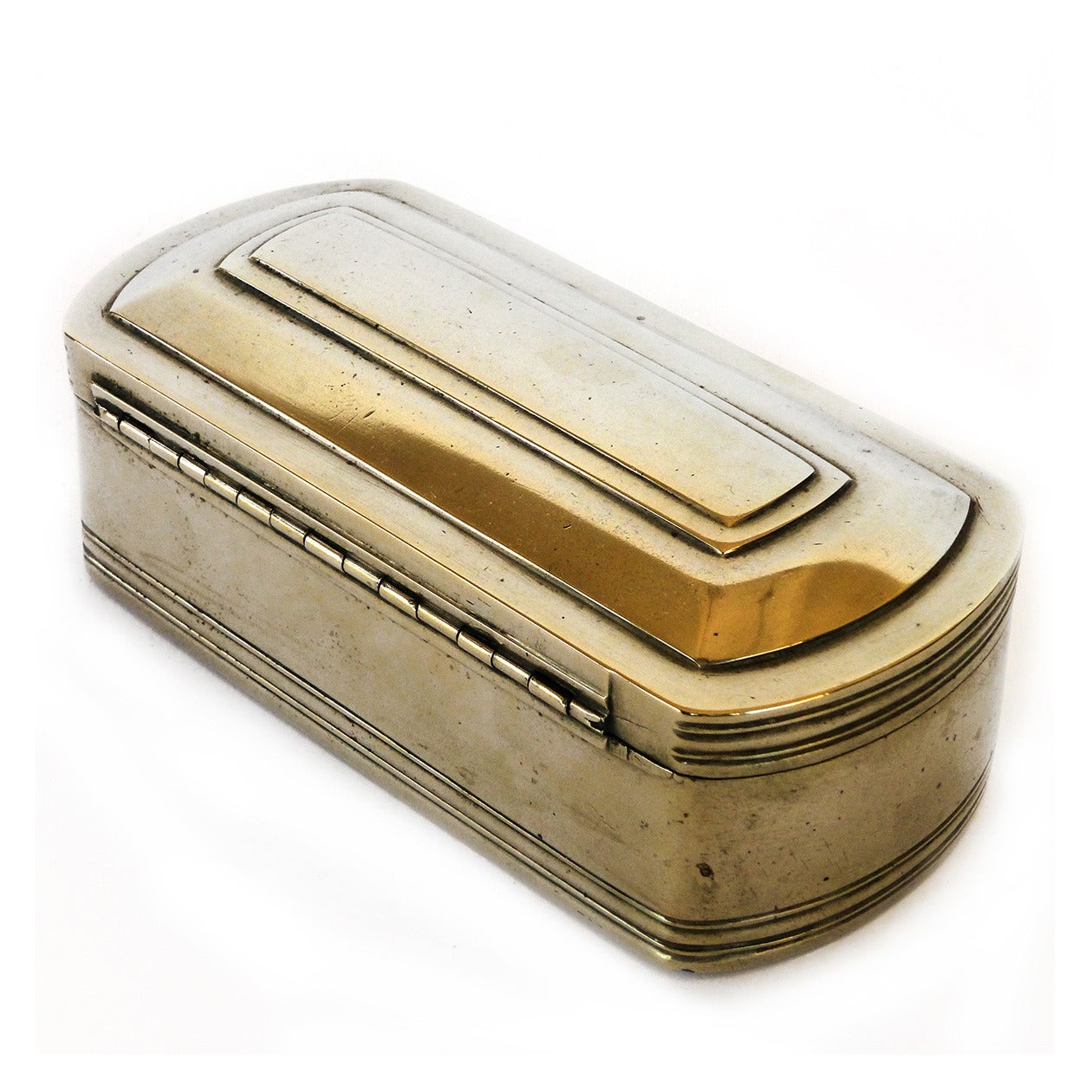 Paktong Tobacco Box, Dutch Colonial Indonesia, circa 1750 In Good Condition In Ambler, PA