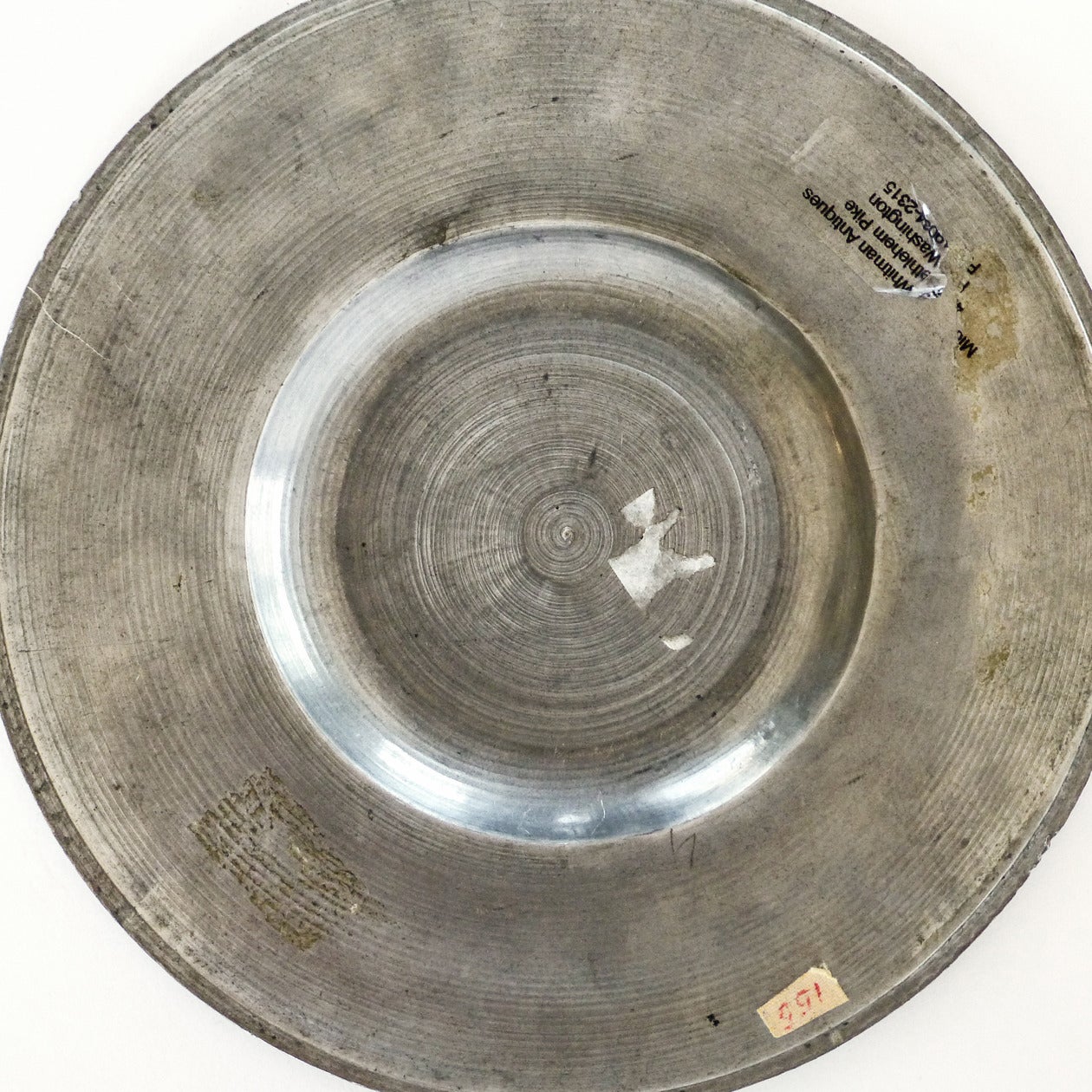 Cast German Pewter Plate, ‘Kurfurstenteller’, Dated 1619 For Sale