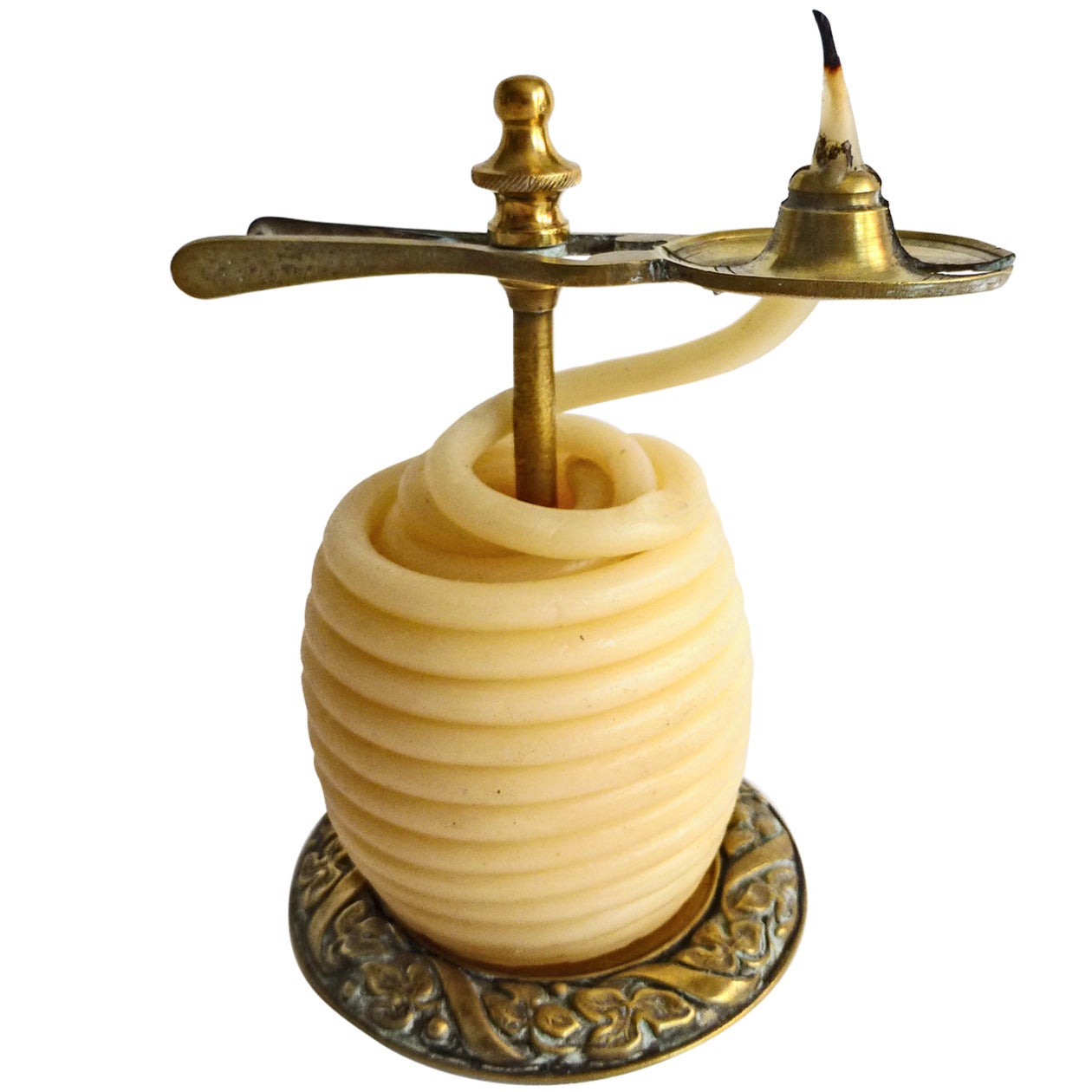 English Regency Brass Wax Jack, circa 1810