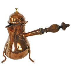 Antique French Three-Leg Coffee Pot, circa 1800