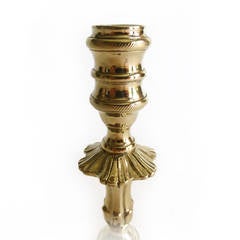 Single English Paktong Taper Stick, circa 1765