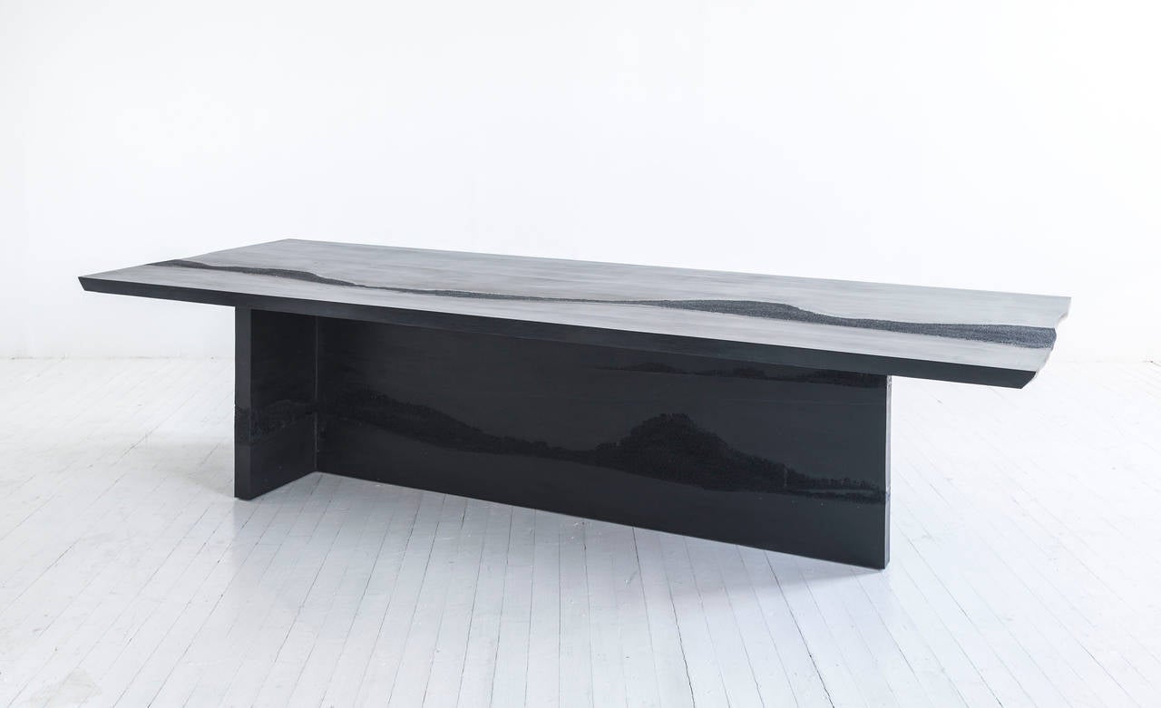Modern T-Table by Fernando Mastrangelo For Sale
