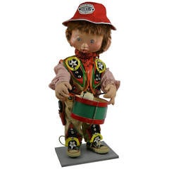 1960s Mechanical Cowboy Doll Playing the Drum 11