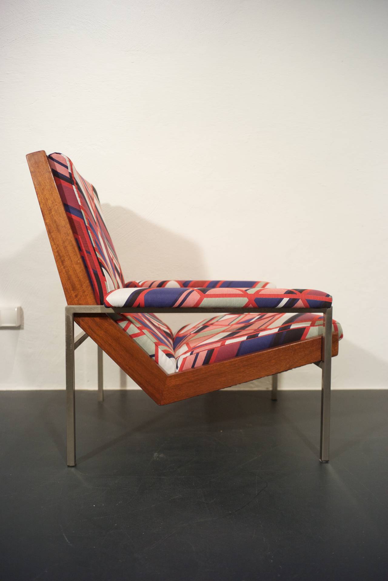 Other Rob Parry 'Lotus' Armchair Upholstered in a Fabric by Sarah Morris For Sale