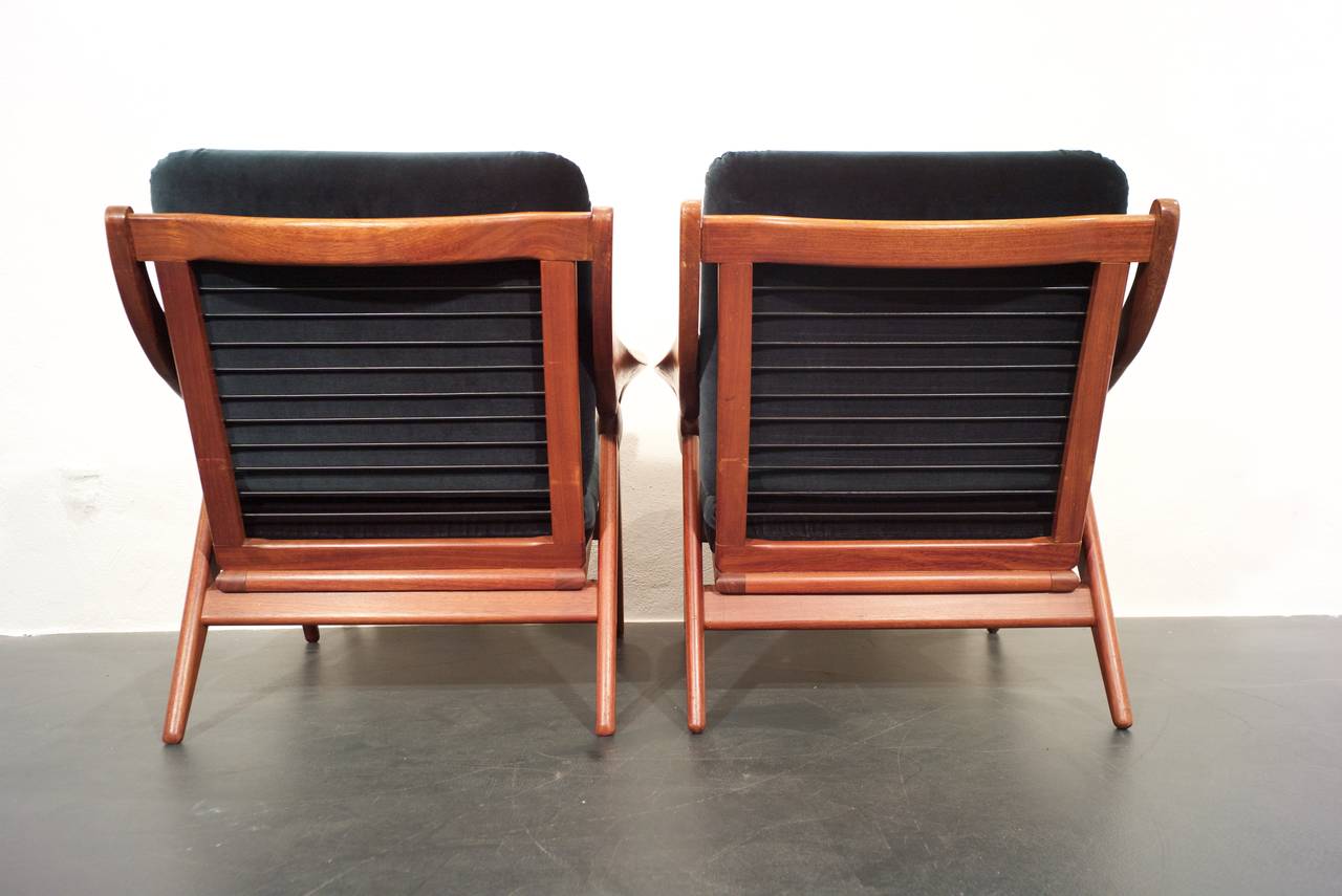 Mid-20th Century 20th Century Danish Sofa and Two Armchairs For Sale