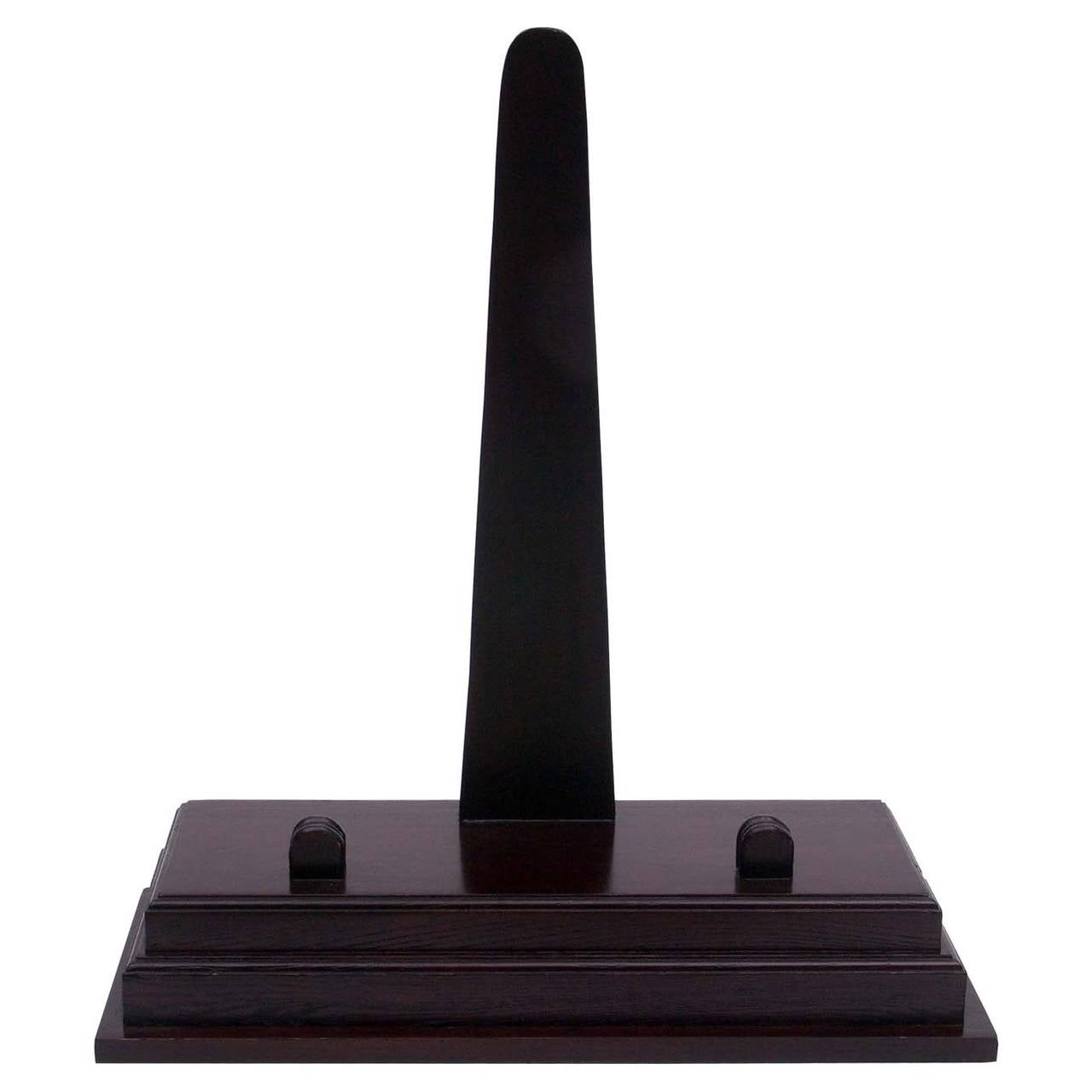 Small Wooden Table Easel, Dark Walnut Finish