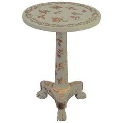 Regency Style Hand-Painted Accent Table or Guerdion