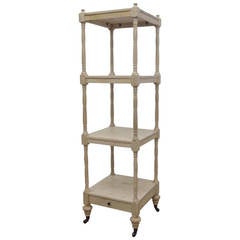 Whatnot Etagere in Solid Elm