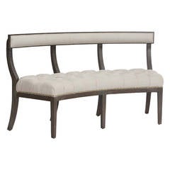 Crescent Settee or Bench