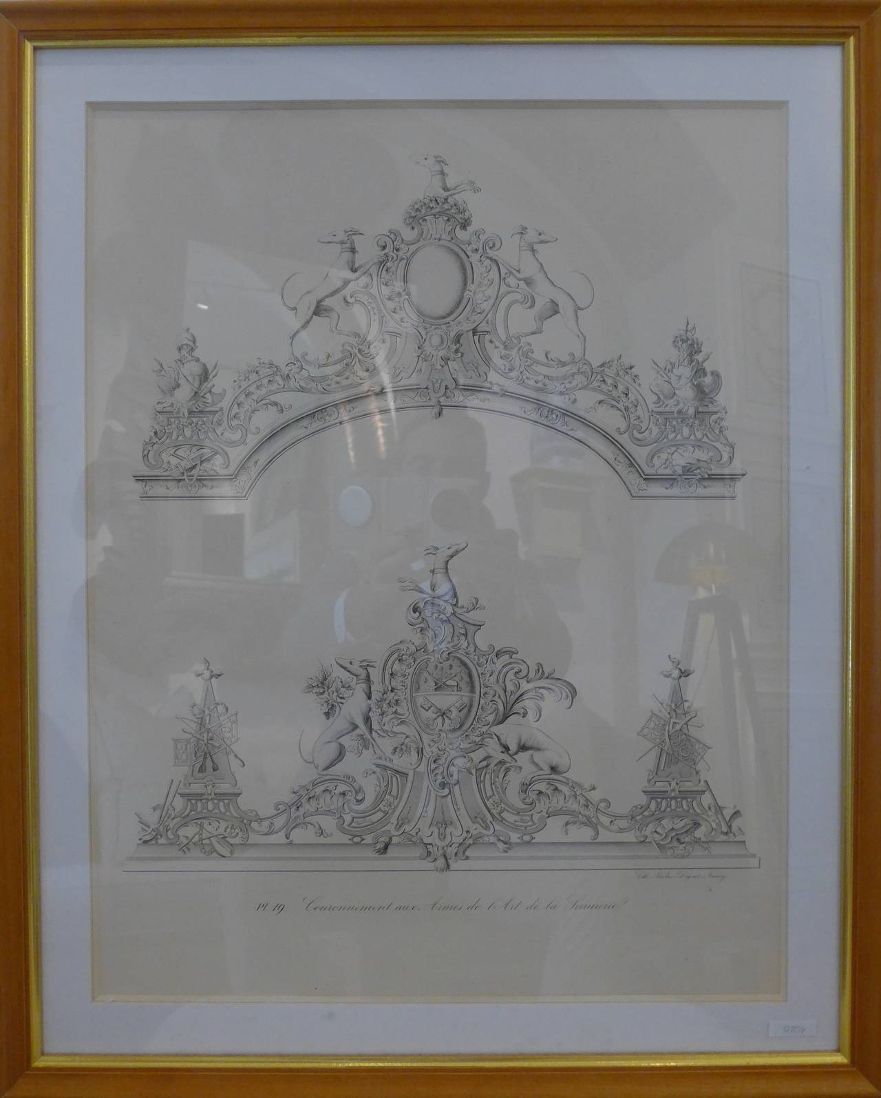 Set of Four 19th Century French Lithographs In Good Condition For Sale In Florence, IT