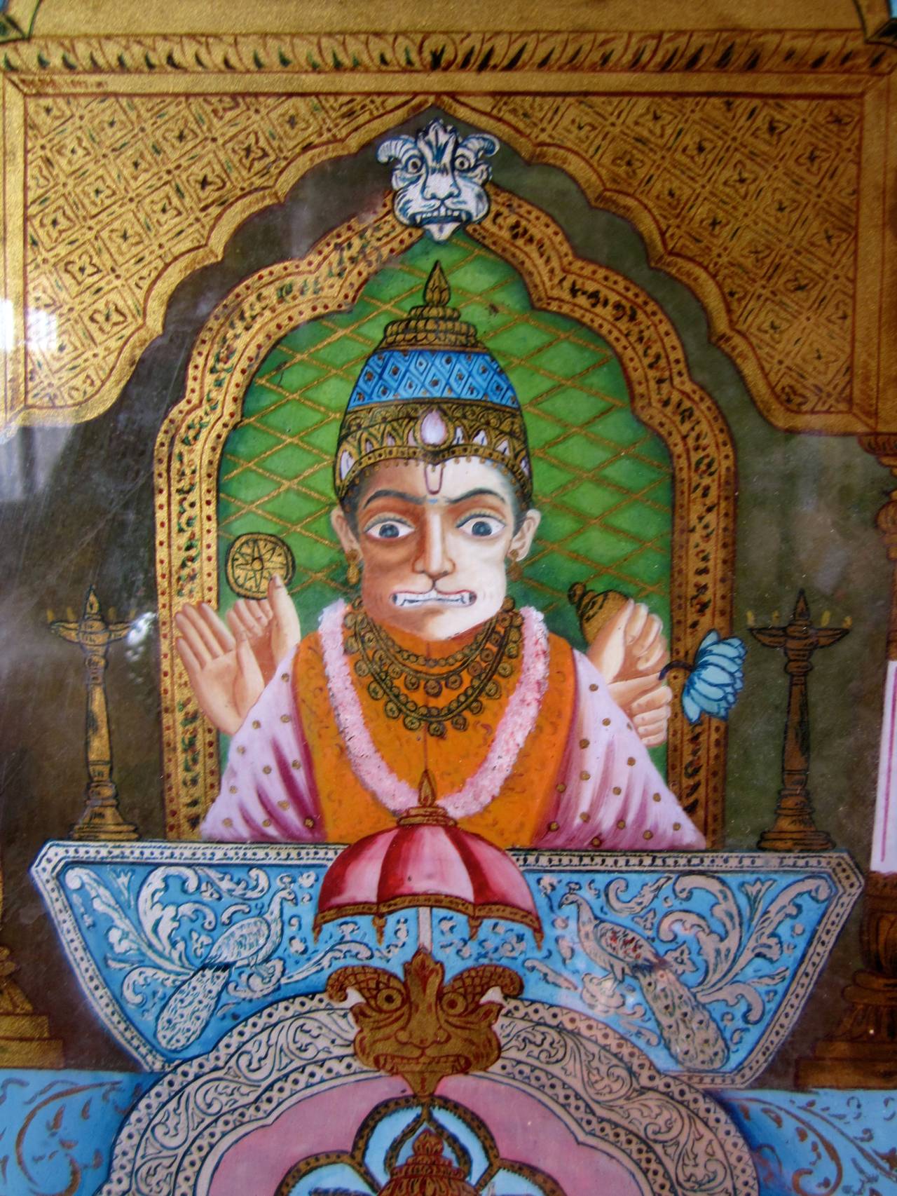 Indian Reverse Glass Paint