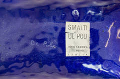 Ribbon-Edged Enamel Tray by Paolo de Poli, circa 1960