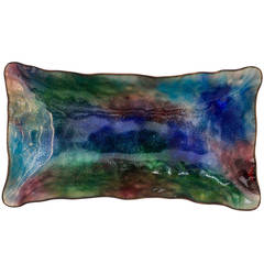 Ribbon-Edged Enamel Tray by Paolo de Poli 4