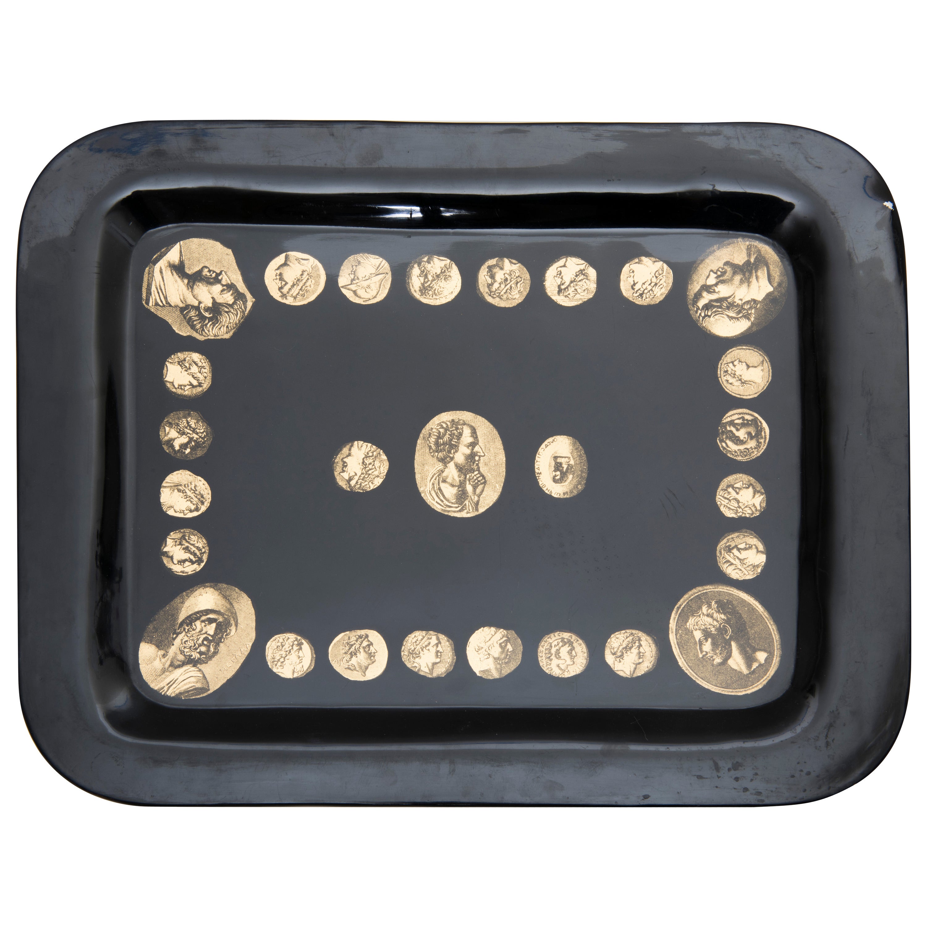 Early "Cammei" Tray by Piero Fornasetti, 1950s For Sale