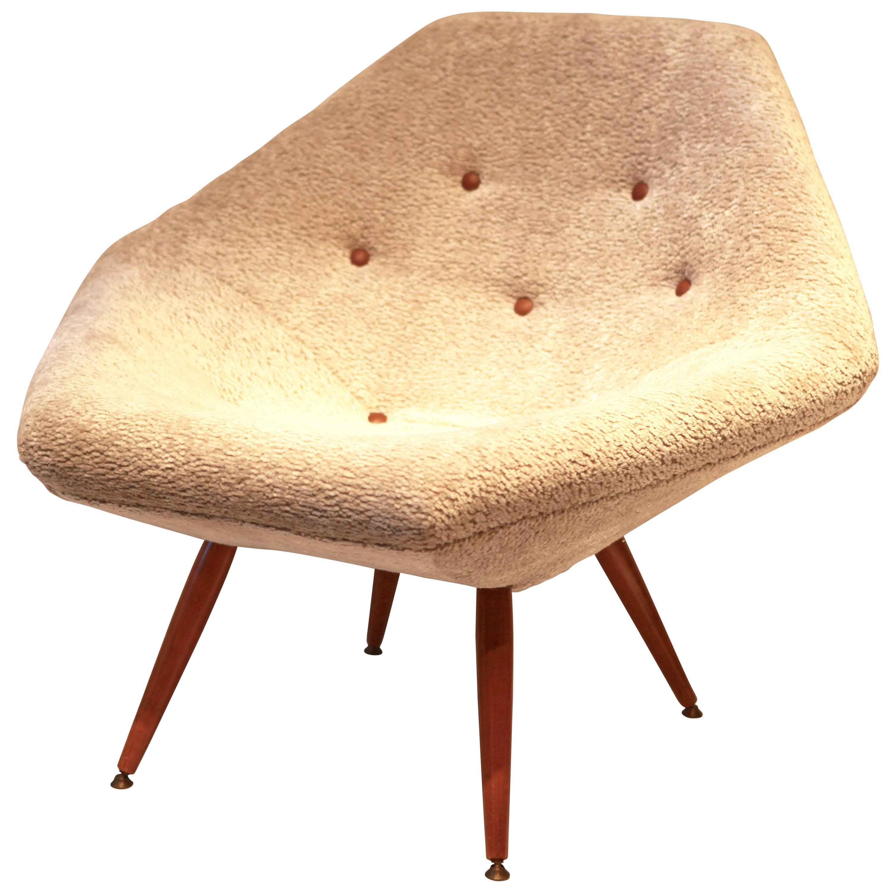 Diamond Armchair, Sweden, 1960s For Sale