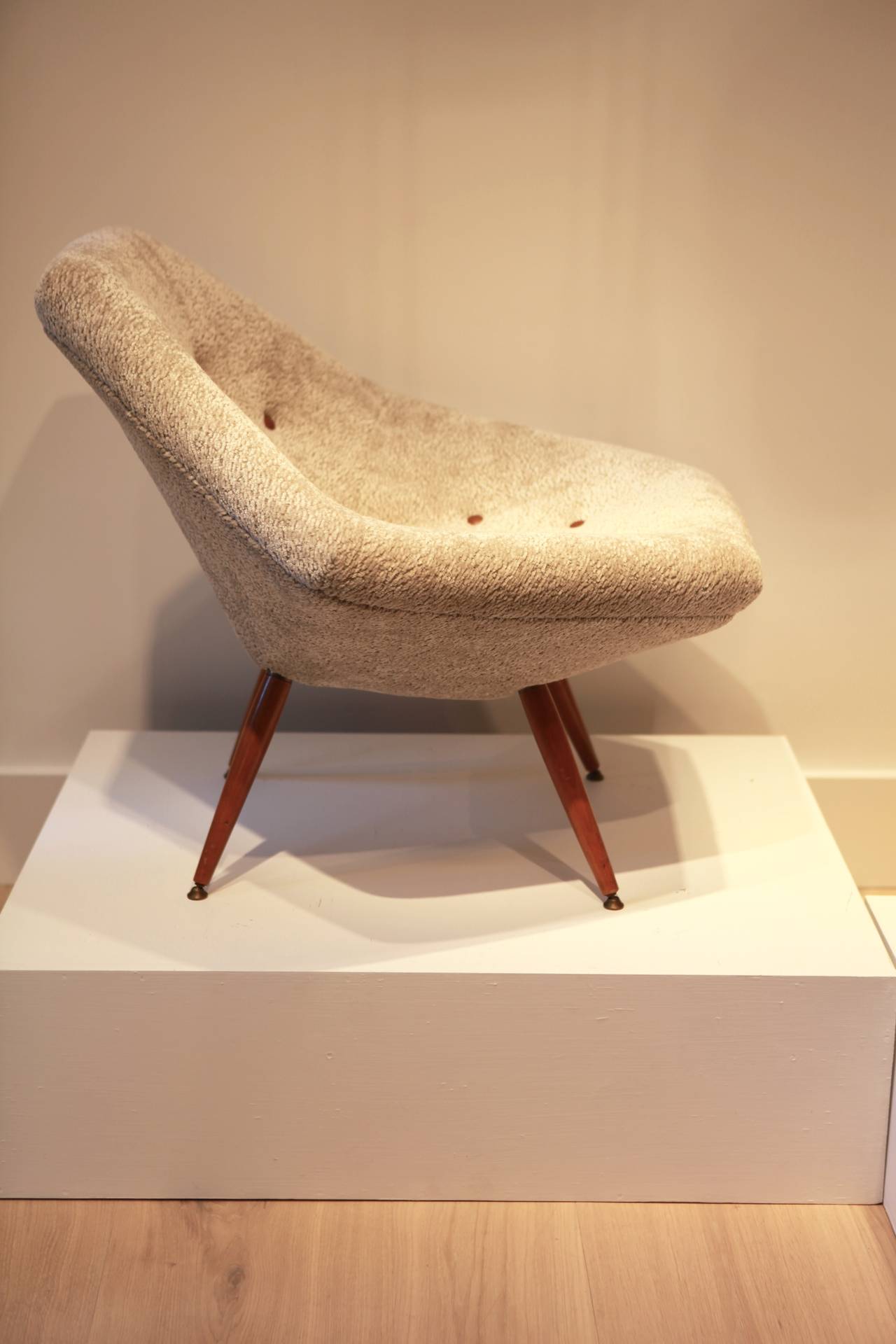 Mid-Century Modern Diamond Armchair, Sweden, 1960s For Sale