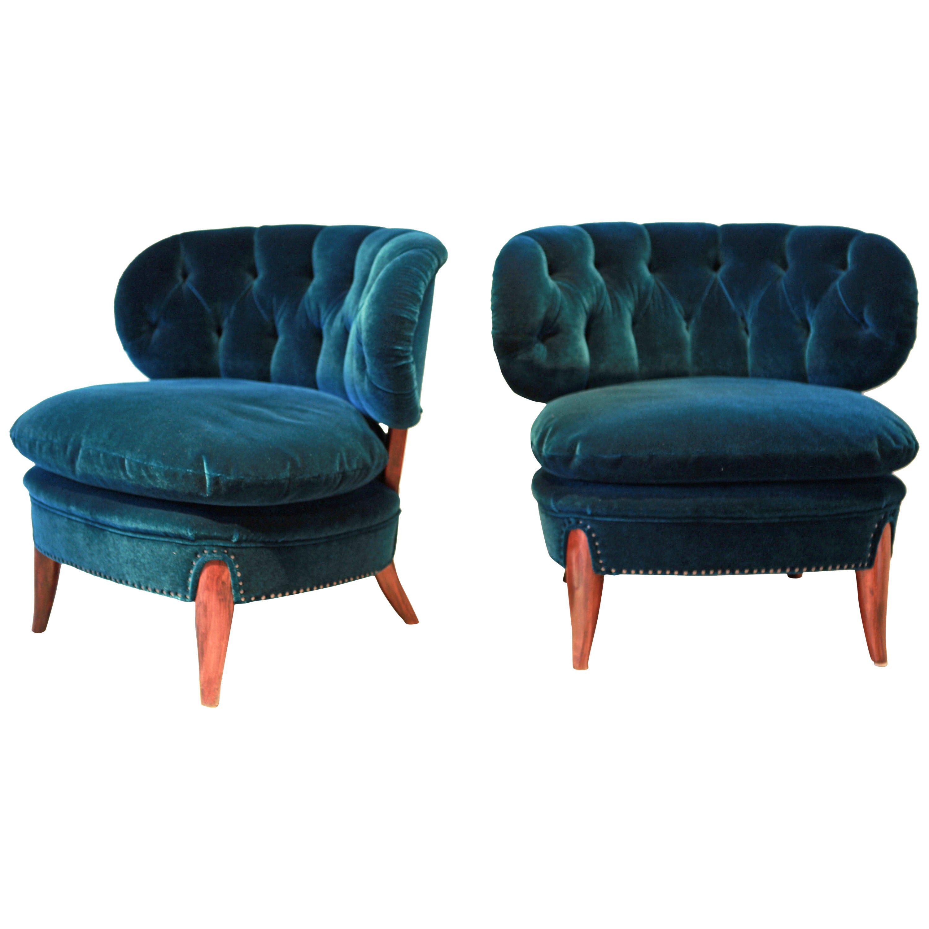 Otto Schulz, Pair of Cocktail Chairs
