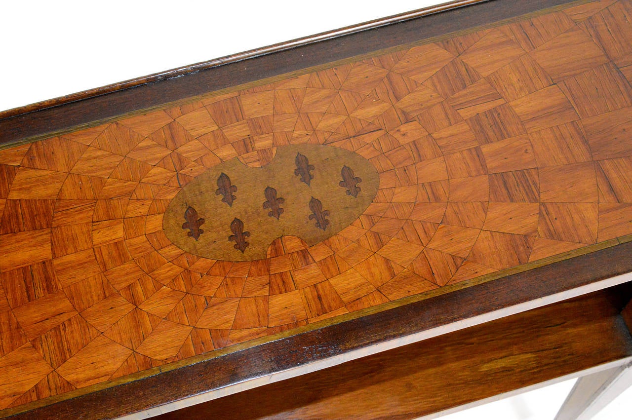 20th Century French Directoire Style Parquetry Inlaid Book Stand