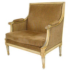 French Louis XVI Style Oversized Armchair 2