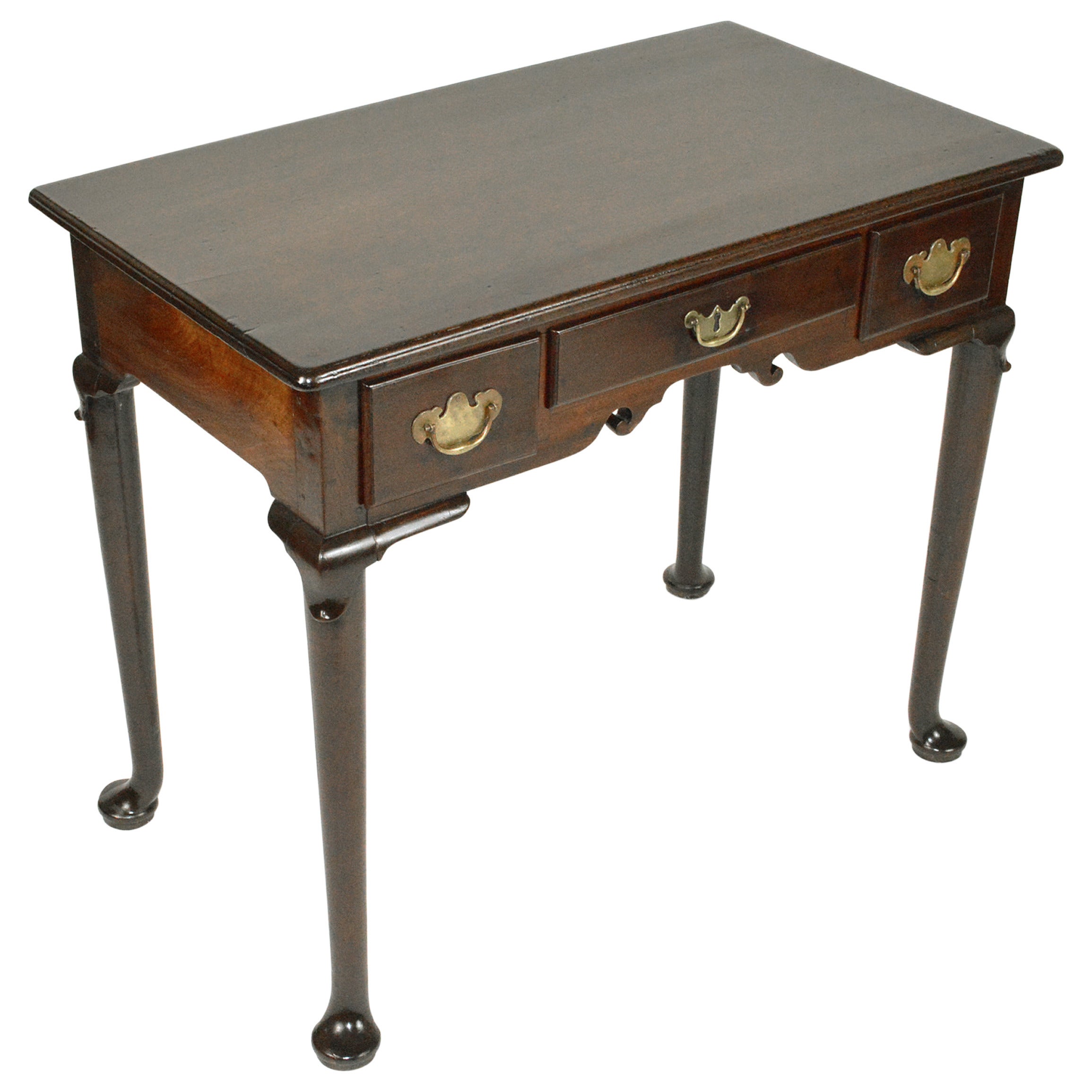 18th Century George II Mahogany Side Table For Sale