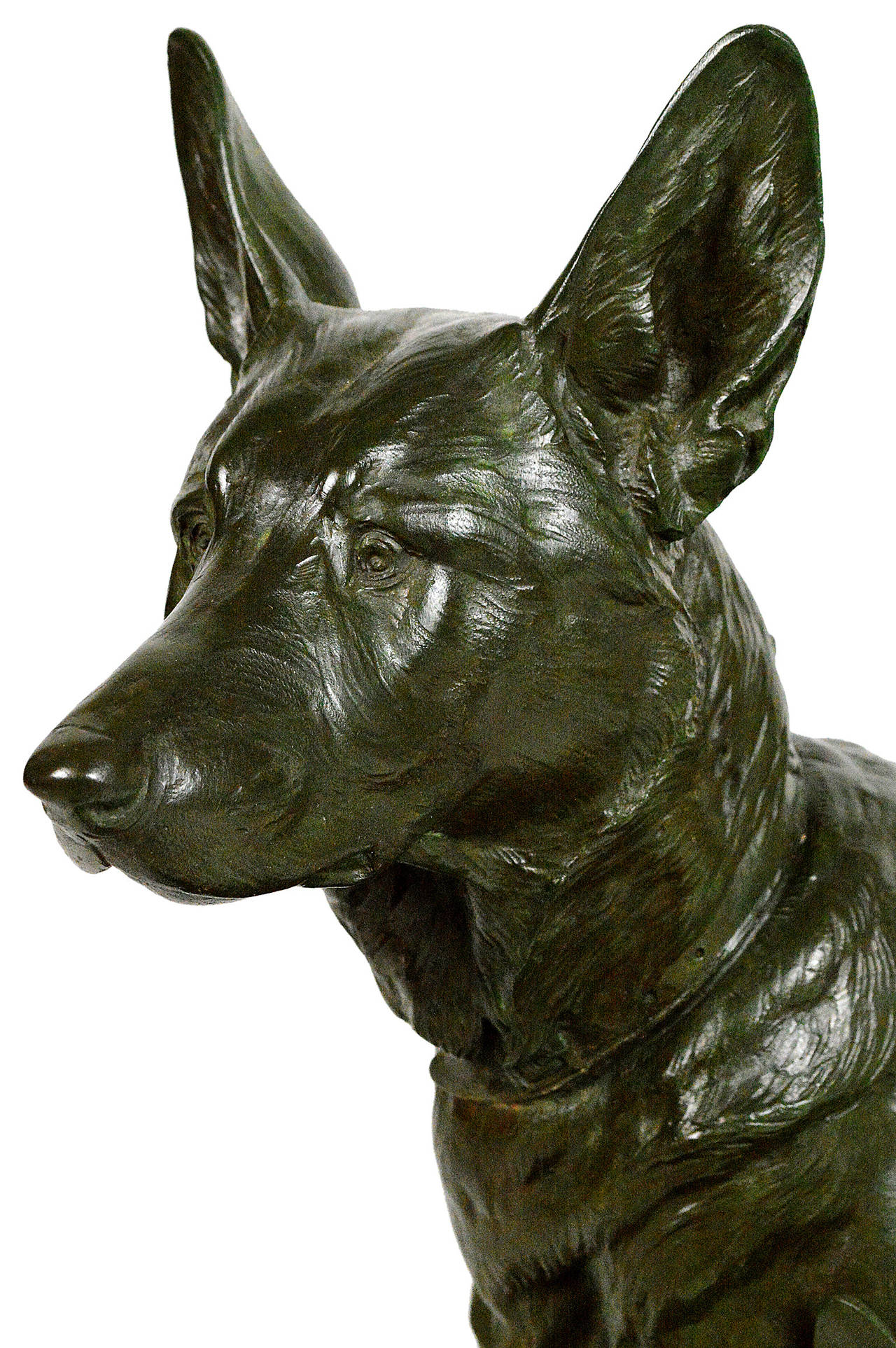 Bronze German Shepherds Grouping by Charles Paillet In Good Condition For Sale In Atlanta, GA