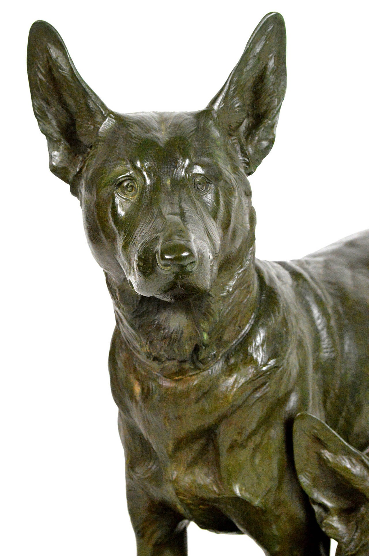 Bronze German Shepherds Grouping by Charles Paillet For Sale 2