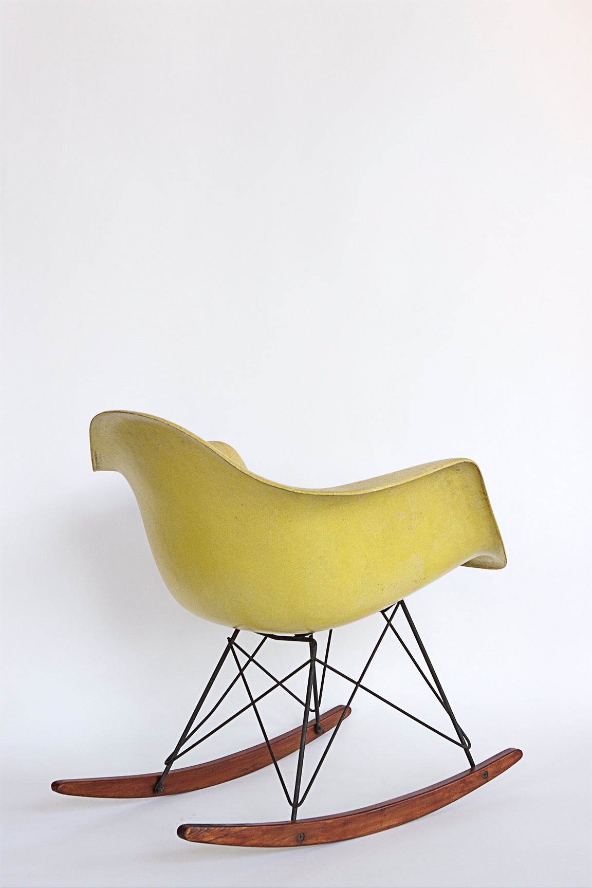 A classic to be had! Add a dashing pop of yellow to your space.

This would make a fantastic reading or occasional chair,

circa 1950, U.S.A.