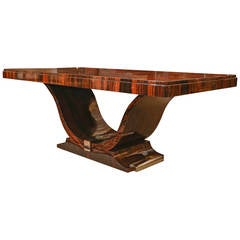 Macassar and Rosewood Dining or Conference Table