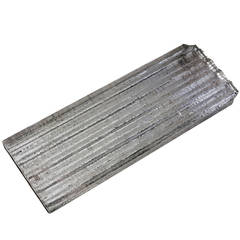 Hand Cast Mirrored Cast Glass Molding, Cast Glass Pilaster No. 1111 8
