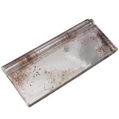 Hand Cast Architectural Mirrored Glass Molding No. 1107 Baseboard 11