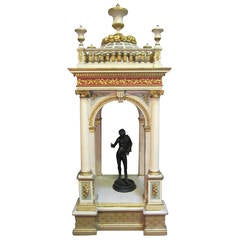 Italian Giltwood and Gesso Model of a Temple, 19th Century