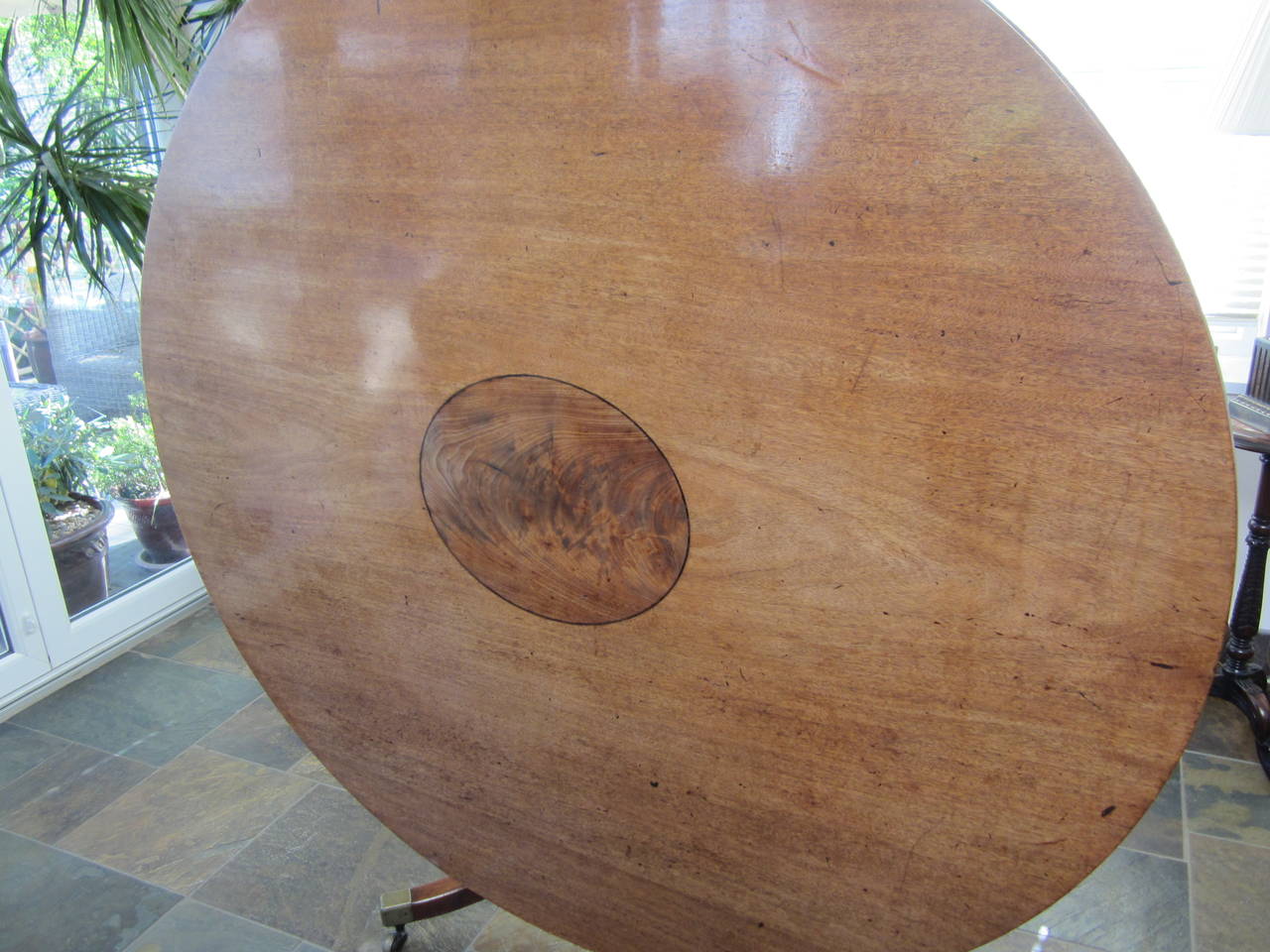 Rare 18th Century George III Mahogany Extending Oval Dining Table