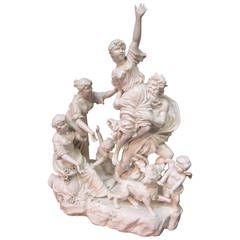 Antique 19th Century Capodimonte Mythological Group