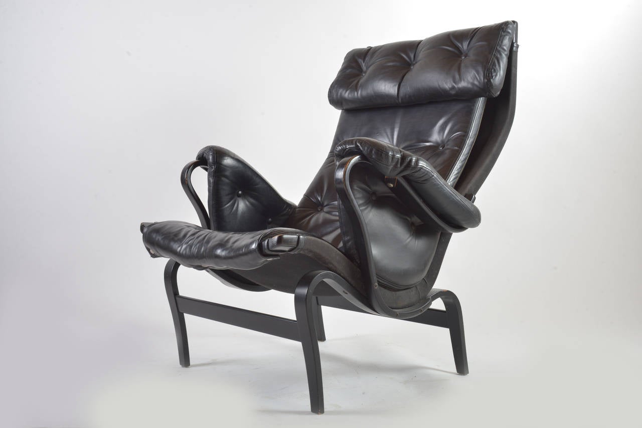 Pair of Pernilla Lounge Chairs by Bruno Mathsson for Dux