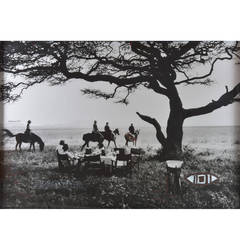 Vintage Alexis de Vilar, Ink on Photograph, Kenya, 1999