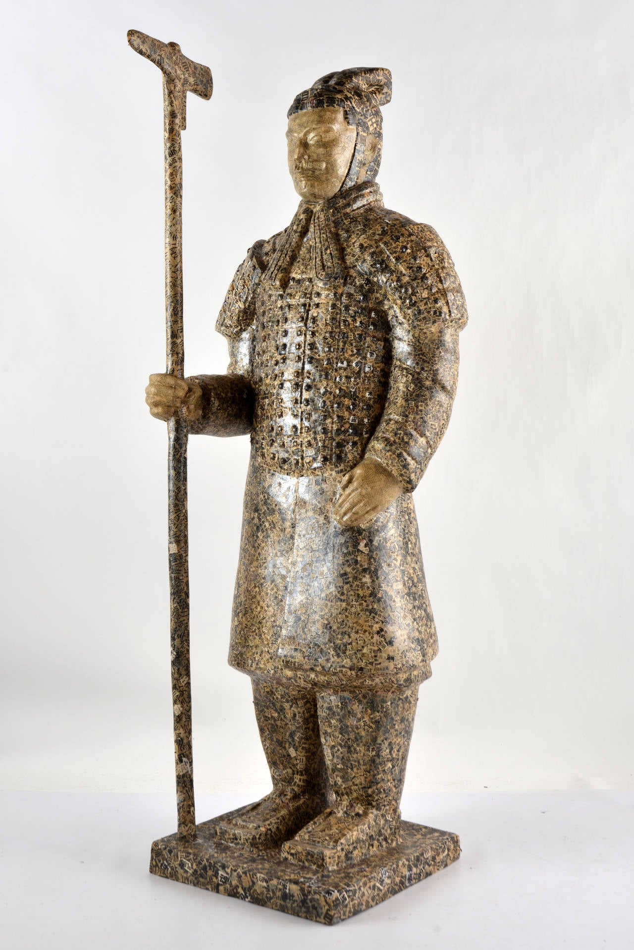 Pair of Xian Warriors by Wu Jun For Sale at 1stDibs